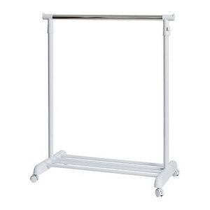 LOVE !T STORE !T Rollgarderobe 670148 weiß Metall ohne Haken 84,0 x 101,0 - 165,0 cm, 1 St.