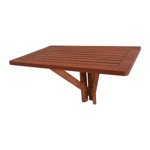 Garden Pleasure STANFORD Balkonhängetisch rechteckig Eukalyptus braun 60,0 x 40,0 x 37,0 cm, 1 St.