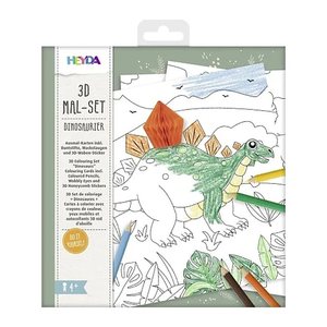 HEYDA 3D Dinosaurier Malset farbsortiert, 1 St.