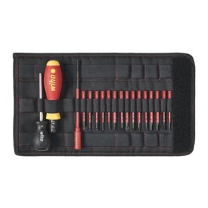 Wiha Drehmoment-Schraubendreher TorqueVario®-S electric gemischt 36791 19-tlg.