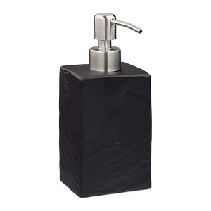 relaxdays Seifenspender 10031054_778 beige Polyresin 200,0 ml, 1 St.