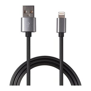 2GO USB Lade-/Datenkabel "Luxury" Lighting 1m Metall