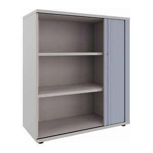 fm Rollladenschrank lichtgrau 2 Fachböden 100,0 x 44,2 x 113,3 cm