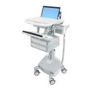 ergotron Visitenwagen StyleView SV44 Laptop grau für 1 Notebook, 1 Tastatur, 1 Maus