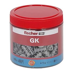 fischer GK Dose 531028 Gipskartondübel Ø 40 mm x 22 mm, 160 St.