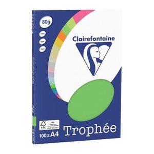 Clairefontaine Kopierpapier Trophée maigrün DIN A4 80 g/qm 100 Blatt