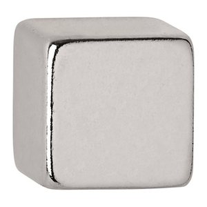 MAUL Magnete silber, Metall 1,0 x 1,0 x 1,0 cm, 10 St.
