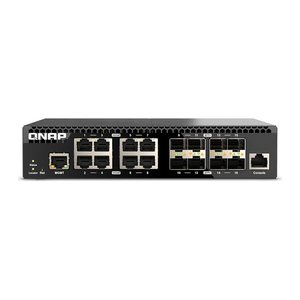 QNAP Switch 8 port 10GbE SFP+ and 8 ports 10GbE RJ45