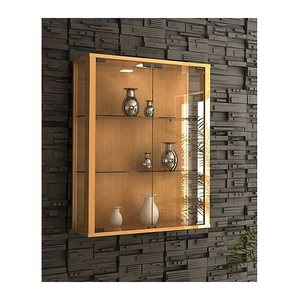 VCM my home Udina Hängevitrine buche 2 Fachböden