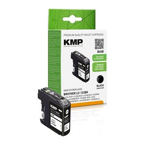 KMP B60B schwarz Druckerpatrone kompatibel zu brother LC-123BK