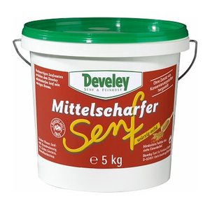 Develey Mittelscharfer SENF 5,0 l, 1 St.