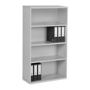 Aktenregal aus Holz – 800 x 375 x 1445 (4 OH) – Grau