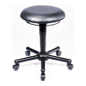 meychair XXL-Bürohocker A19-TR-KL-XXL 10020 schwarz Kunstleder, 1 St.
