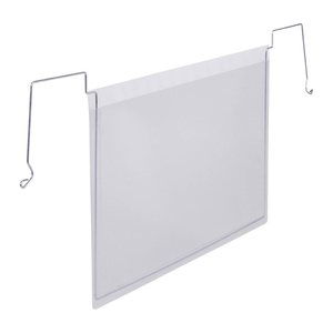 DURABLE Drahtbügeltaschen transparent A4, 50 St.