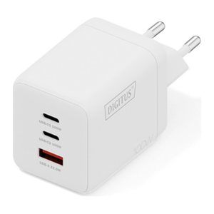 DIGITUS USB-Ladegerät GaN 100W, 2x USB-C, 1x USB-A weiß