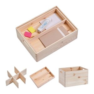Zeller Aufbewahrungsboxen-Set braun, 1 Set