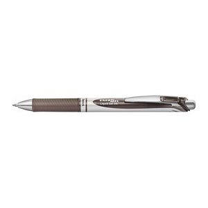 Pentel EnerGel BL77 Gelschreiber sepia/silber 0,35 mm, Schreibfarbe: sepia, 1 St.
