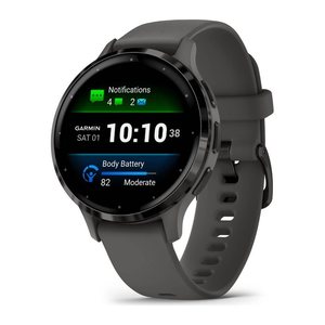 GARMIN Venu 3S Smartwatch kieselgrau, schiefergrau