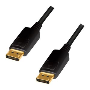 Logilink DisplayPort-Kabel, DP/M 4K/60 Hz CCS schw. 2 m