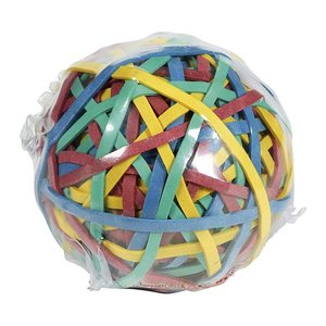 WIHEDÜ Gummibänder farbig 3,0 mm, Ø 6,4 cm, 100 g