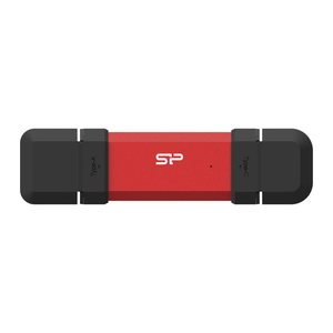 Silicon Power USB-Stick 500GB USB3.2 + Type-C DS72 Red