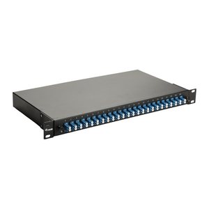 Equip LWL-Spleißkasten 24-Port LC-Duplex OS2 1U komplett sw
