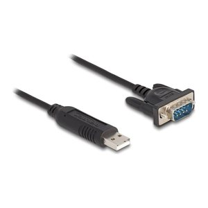 DELOCK Adapterkabel USB 2.0 Typ-A St zu 1 x Seriell 50cm