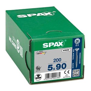 SPAX® Universalschrauben Z2 Senkkopf WIROX 1081010500905 5 mm x 90 mm, 200 St.