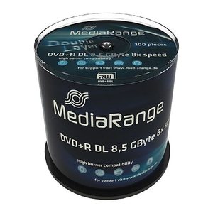MediaRange DVD+R 8.5GB 100pcs 8x Double Layer
