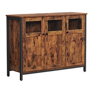VASAGLE Sideboard, LSC099B01V1 braun 100,0 x 35,0 x 75,0 cm, 1 St.
