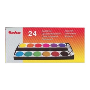 Geha F250/24 Wasserfarbkasten 24 Farben
