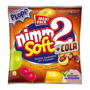 nimm2® Soft + Cola Kaubonbons 67 St./ 345,0 g, 1 Pack