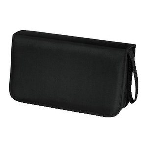 hama 80er CD-/DVD-Tasche Wallet schwarz, 1 St.