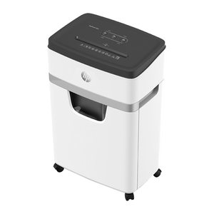 HP OneShred 18CC Aktenvernichter mit Partikelschnitt P-4, 4 x 35 mm, bis 18 Blatt, weiß