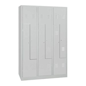 Gürkan Z-Spind lichtgrau 106583, 6 Schließfächer 120,0 x 50,0 x 180,0 cm