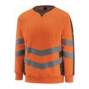 MASCOT® unisex Warnschutz-Langarmshirt Wigton  orange, dunkelanthrazit Größe 4XL, 1 St.