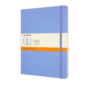 MOLESKINE Notizbuch Classic Collection fester Einband ca. DIN A4 liniert, hortensienblau Hardcover 192 Seiten, 1 St.