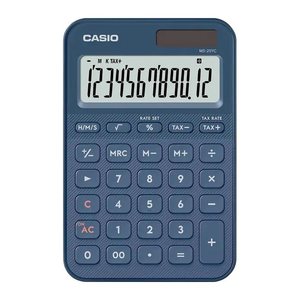 CASIO MS-20YC-NY Taschenrechner marineblau