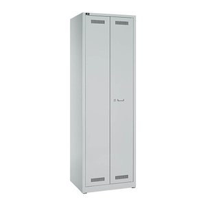 BISLEY LIGHT Putzmittelschrank GL06AZ-245 GL06AZ645 lichtgrau 4 Fachböden 60,0 x 50,0 x 185,0 cm, aufgebaut, 1 St.