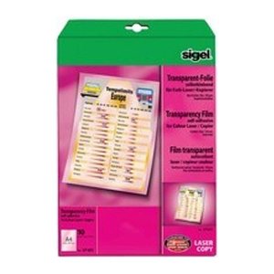 SIGEL Laserfolien LF620 klar, 50 St.