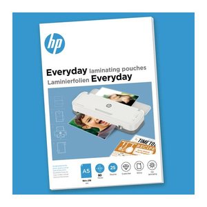 HP Laminierfolien Everyday glänzend für A5 80 micron, 25 St.