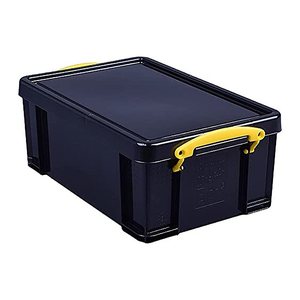 Really Useful Box Aufbewahrungsbox 9,0 l schwarz 39,5 x 25,5 x 15,5 cm, 1 St.