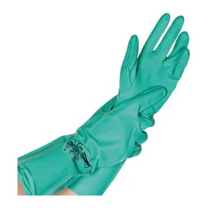 HYGOSTAR unisex Chemikalienschutzhandschuh Professional grün Größe 7, 1 Paar