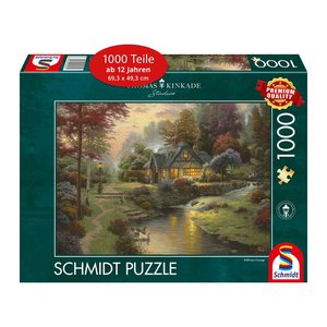 Schmidt Thomas Kinkade Friedliche Abendstimmung Puzzle, 1000 Teile