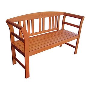 Garden Pleasure Gartenbank SAN JOSE 985162 natur Holz 130,0 cm