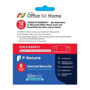 SoftMaker Office NX Home WIN/MAC 5Geräte (Code in a Box)1Jah