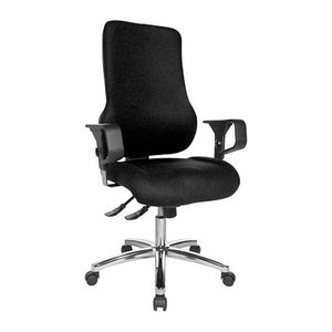 Topstar Bürostuhl Sitness 55, SD69X L50 Stoff schwarz, Gestell chrom