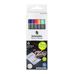Schneider Paint-It 070 Filzstifte farbsortiert, 6 St.