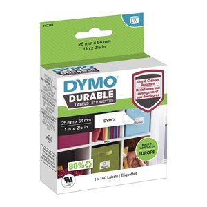 DYMO Etikettenrolle für Etikettendrucker 1976411 weiß, 25,0 x 54,0 mm, 1 x 160 Etiketten
