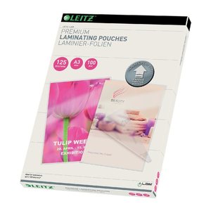 LEITZ Laminierfolien UDT glänzend für A3 125 micron, 100 St.